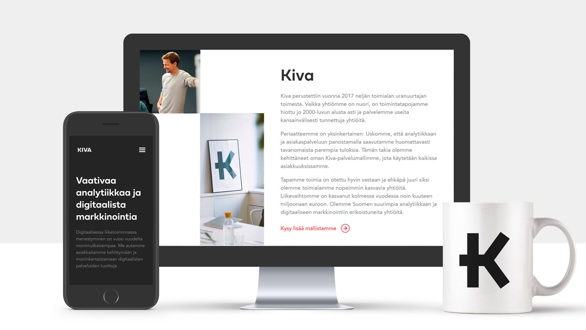 Kiva Helsinki nettisivut